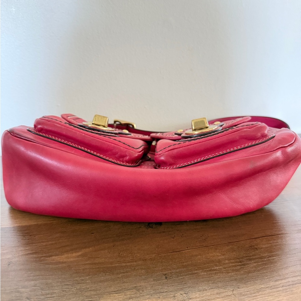 Coach Legacy Turnlock Double Pocket in Red Raspberry - Picture 8 of 15